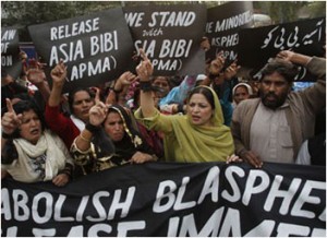 Pakistan anti-blasphemy law rally