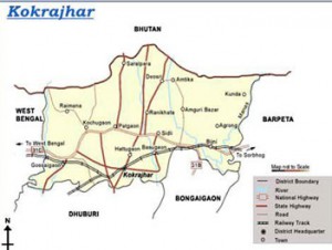 Kokrajar District map