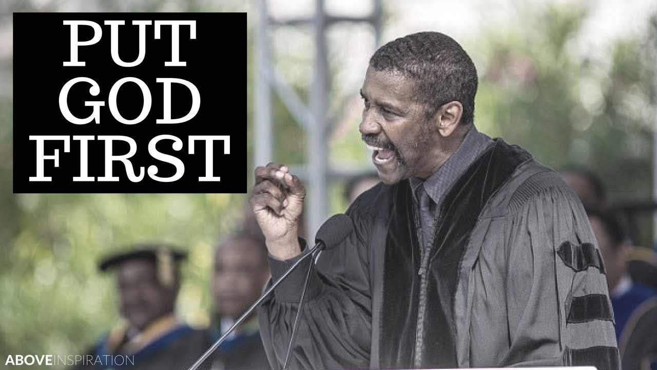 Put God First: Denzel Washington Tells College Graduates | Christian ...